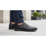 Pantofi barbati casual din piele naturala - Model Negru GKRSPORTN